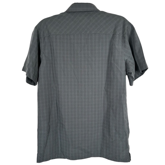Columbia Declination Trail Shirt S Grey Button Front Short Sleeve Outdoor Hiking - Picture 8 of 13